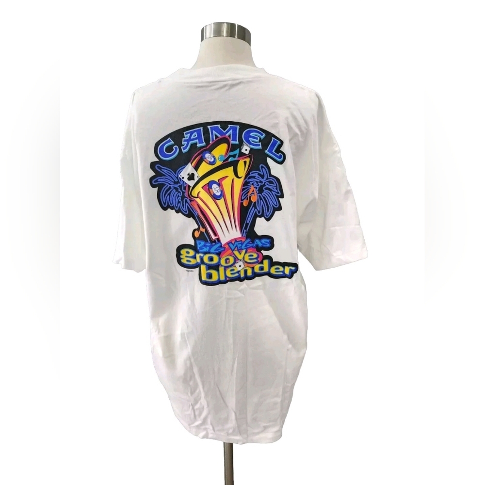 Vintage 1996 Camel Cigarettes Big Vegas Groove Blender T-Shirt XL Single Stitch